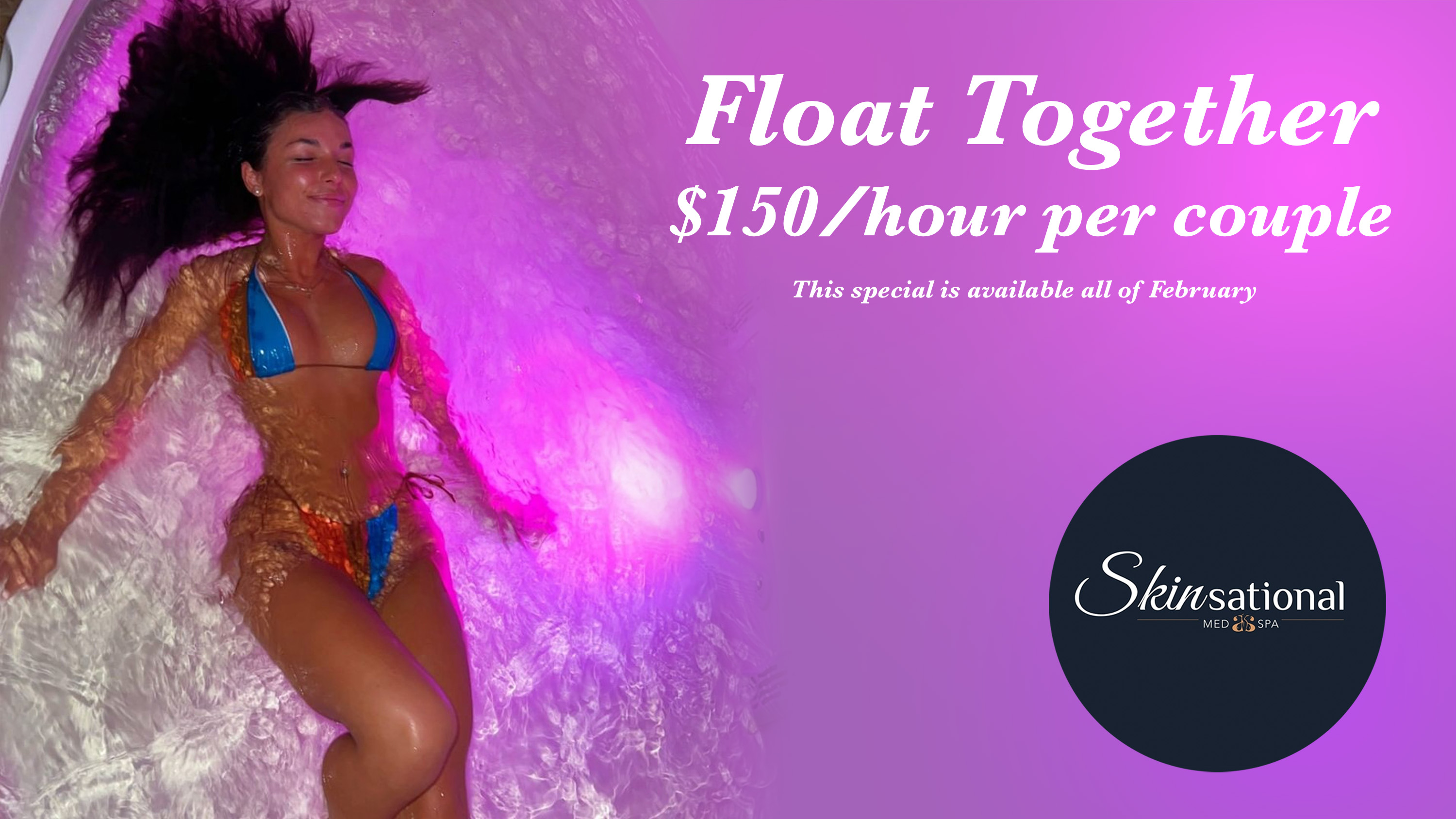 Float together - Valentine's special in Morgantown
